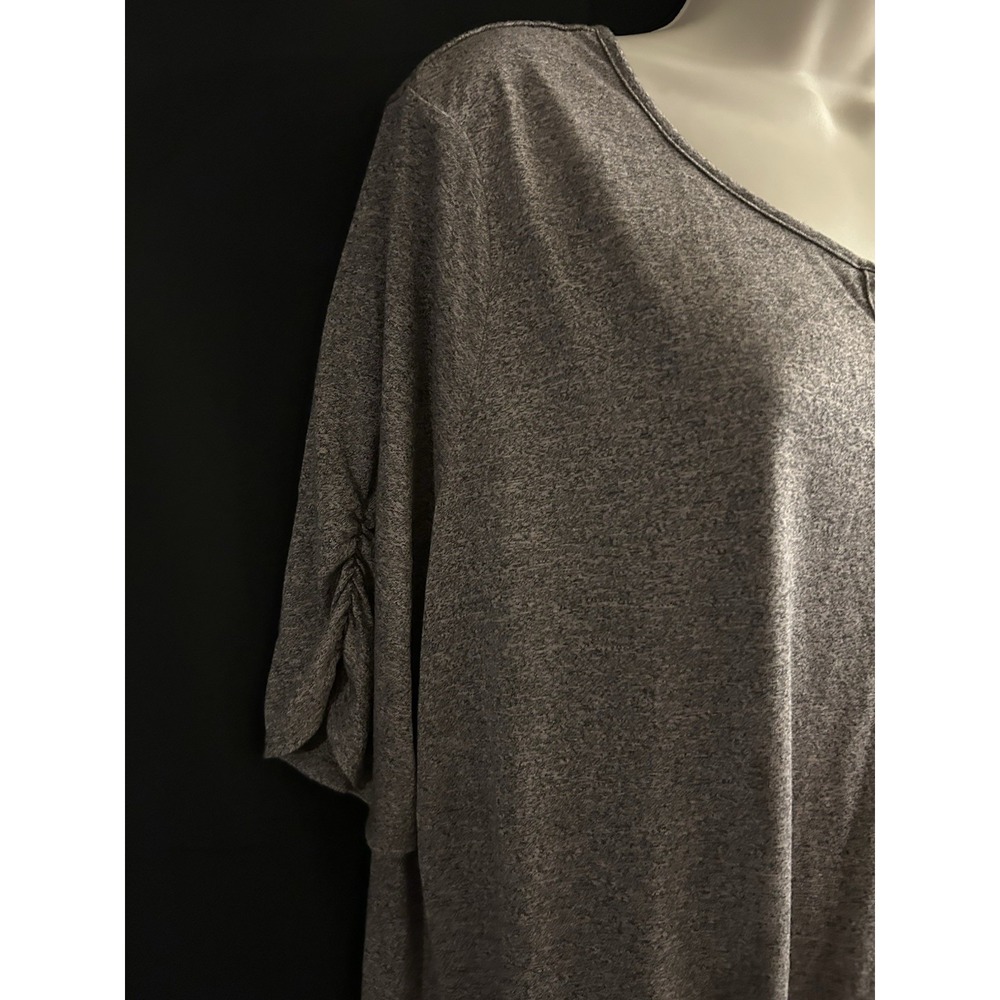 New Xxl Apt 9 Gray Bottom Gathered Top #1482*8 - Picture 8 of 8
